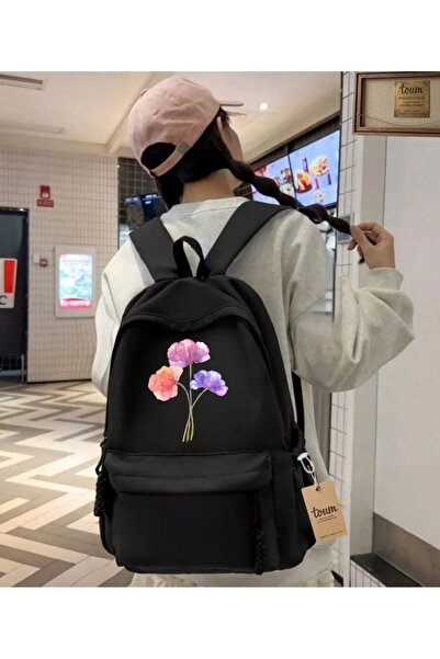 Toum Flower Series Printed School, Classroom, Course Backpack