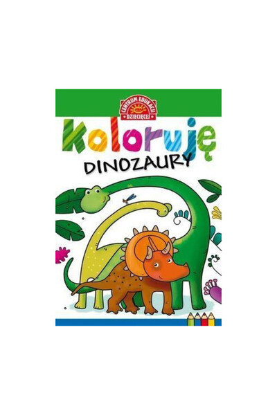 OEM Carte de colorat / caiet de colorat Centrum Edukacji Dzieciecej Dinozaury...