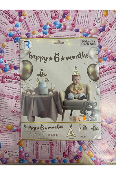 YARIM YAŞ 6 MONTHS PARTİSİ SET