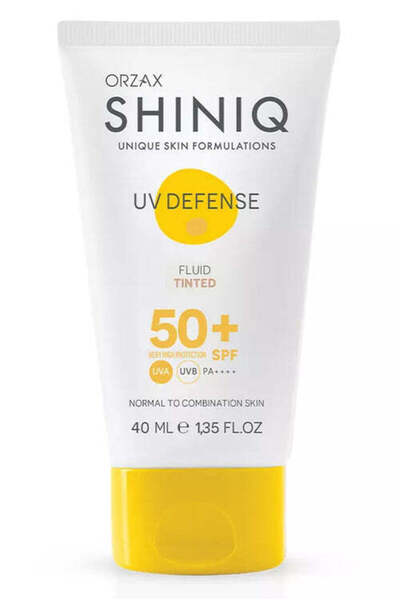 ORZAX SHINIQ SHINIQ NORMAL VE KARMA CİLTLER İÇİN RENKLİ GÜNEŞ KORUYUCU SPF50+...