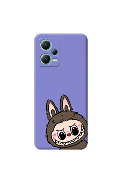 Other Xiaomi Redmi Note 12 Pro 5G Labubu7 Purple Colored Silicone TPU Θήκη