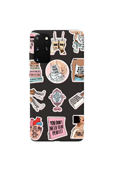 Other Samsung S20 Plus Everything will be okay Black Colored Silicone TPU Θήκη