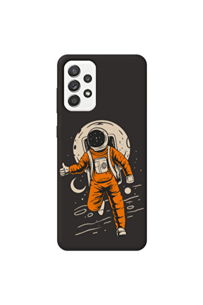 Other Samsung A13 4G Hitchhike Black Colored Silicone TPU Θήκη