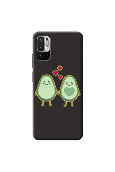 Other Xiaomi Redmi Note 10 Pro 5G Avocados Black Colored Silicone TPU Θήκη