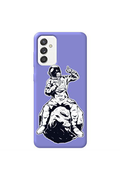 Other Samsung M13 ice cream in space Purple Colored Silicone TPU Θήκη