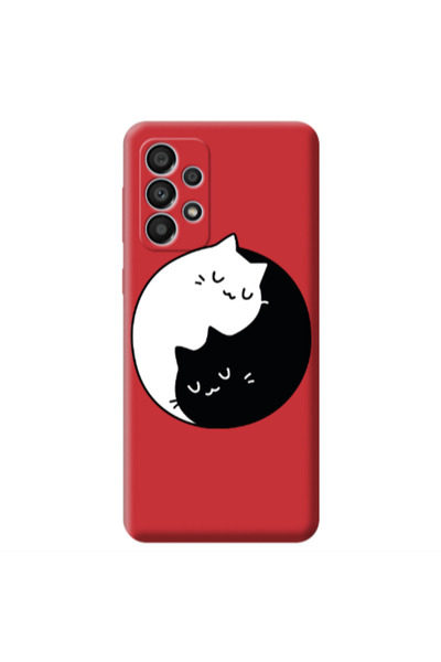 Other Samsung A33 Bundle of love Red Colored Silicone TPU Θήκη