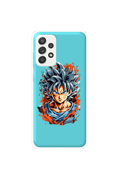 Other Samsung A72 Anime Goku Turquoise Colored Silicone TPU Θήκη
