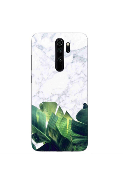 Other Xiaomi Redmi Note 8 Pro Marble Laves Transparent Silicone TPU Θήκη