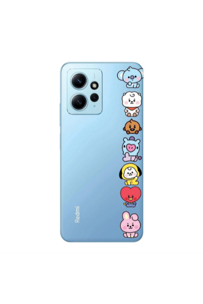 Other Xiaomi Redmi Note 12 4G Lovely animals Transparent Silicone TPU Θήκη