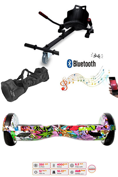 CityMate Elektrikli Kaykay Scooter Hoverboard Akıllı Denge 6.5 Inch + Hover K...