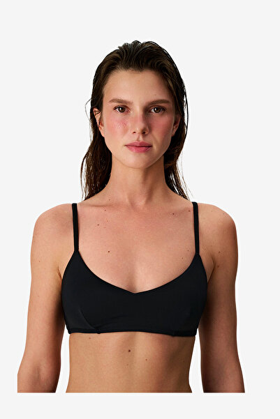 Penti Women Front Black Bikini Top
