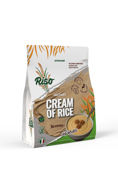 RISO Unflavoured Instant Cream of Rice, High Quality Carbohydrate Powder, Eas...