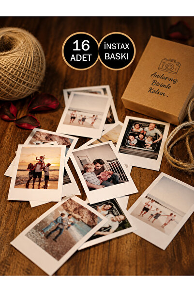 Pixurys 16 adet İnstax Fotoğraf Baskısı