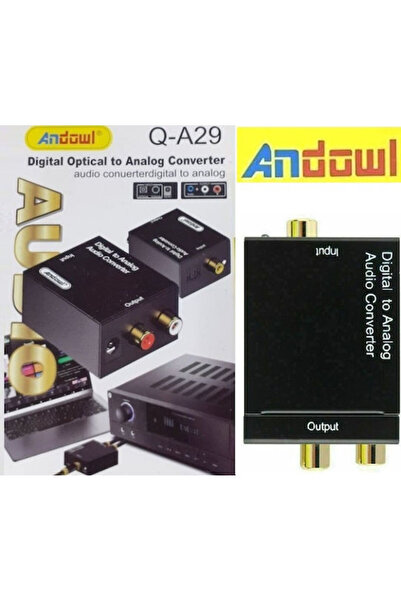 Andowl Q-A29 Μετατροπέας RCA Θηλυκό σε RCA 2x Θηλυκό 1 Τεμάχιο