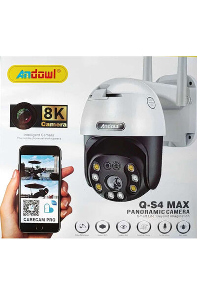 Andowl Q-S4 Max Κάμερα Παρακολούθησης IP Wi-Fi Full HD+ 3MP Αδιάβροχη με Μικρ...