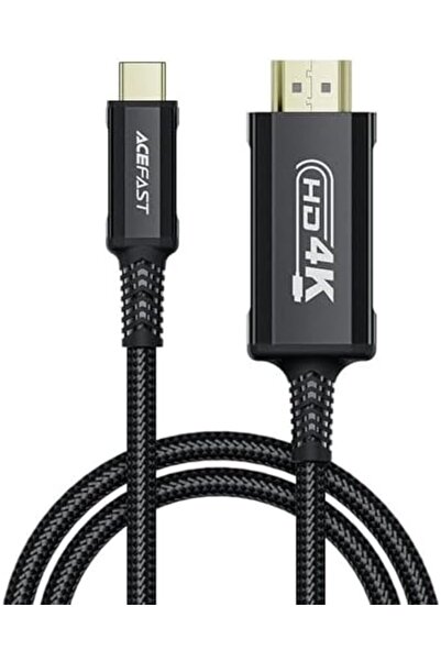 Yıldızan متجر أفينيكا كابل نقل الفيديو Acefast USB-C إلى HDMI 4K HDR بطول 1.8...