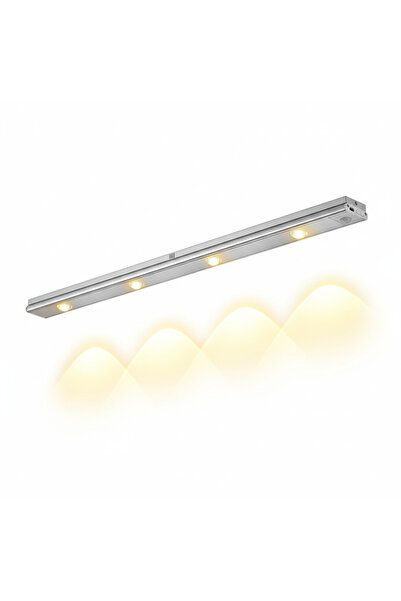 YBOSHOP Lampă LED cu senzor de mișcare, USB, 3 tonuri de lumină, 50 cm, alb