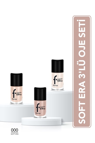 Flormar Soft Era 3'lü Oje Seti