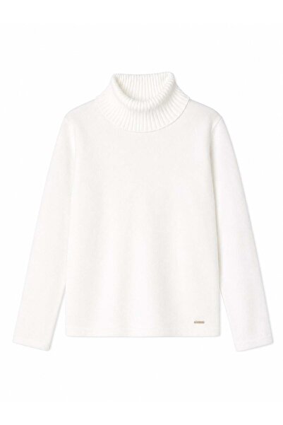 MAYORAL Girl's Pink Collared Basic Long Sleeve Knit Sweater 2-10 Years Old Cream