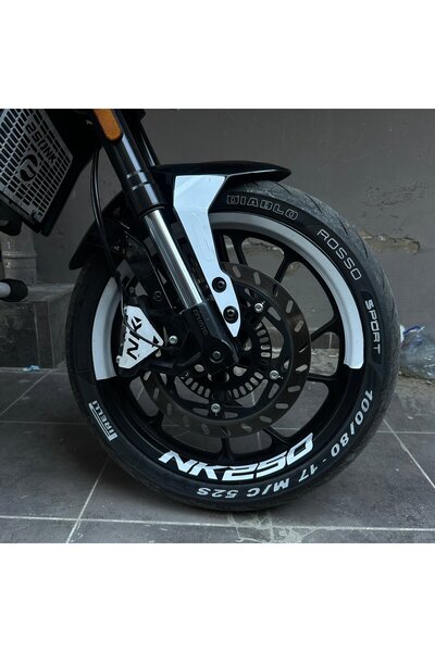 ARONA ملصق طلاء نصف إطار للدراجات النارية من CFMOTO NK250، ملصق مكتوب عليه NK...