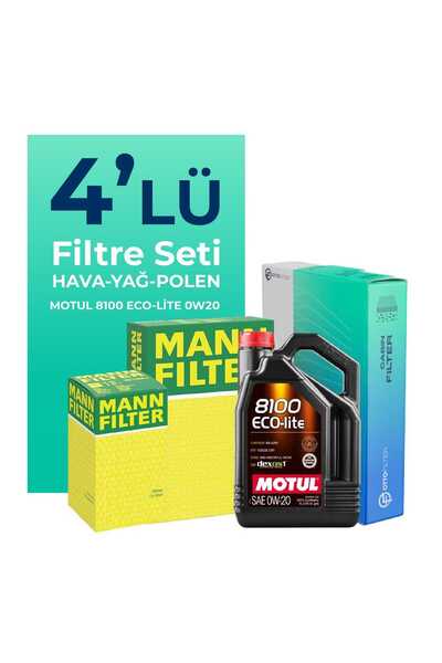 Mann-Filter Kia Stonic 1.4 Benzin Filtre Bakım Seti Motul Motor Yağlı (2017-2...