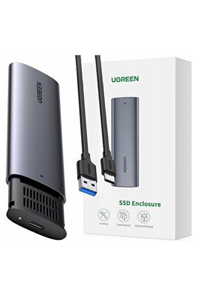 Ugreen Carcasă M.2 B-Key Ngff Sata pentru SSD și HDD, ușor de utilizat