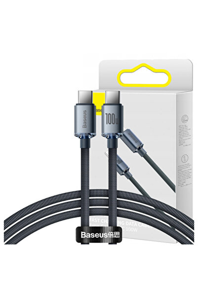 Baseus Cablu USB-C la USB-C 100W pentru laptop și telefon 1.2M Încărcare rapidă