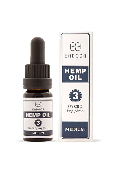 ENDOCA Σταγόνες Ελαίου Κάνναβης 300 mg CBD 3% 10 ml
