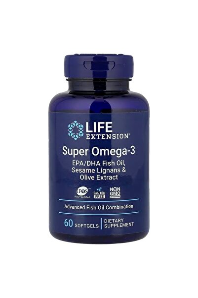 Life Extension Super Omega-3 – EPA 700 DHA 500 / 60 Softgels
