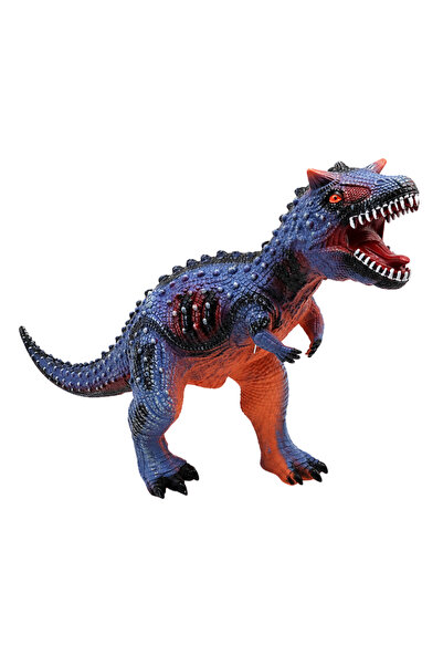 LUDIRO Dinozaur Carnotaurus Gigant din Cauciuc Moale, cu Sunete, Aspect Reali...