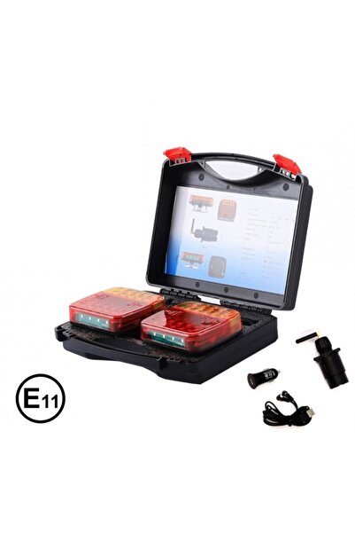 Flexzon Ασύρματο Σετ Πίσω Φώτων με Μαγνήτη 12V / 24V με 5 Λειτουργίες FZST0506