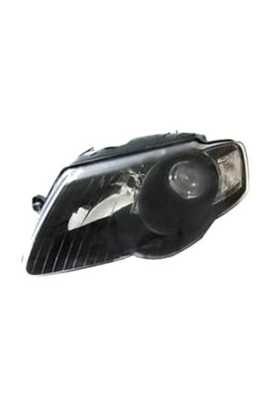 Depo Μπροστινά φώτα για Vw Passat B6 (2005-2010) - μαύρα, χωρίς λαμπτήρες (H7...