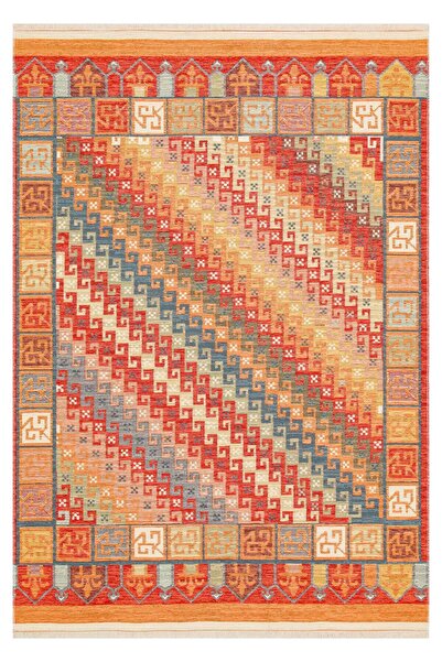 NOMAD 11 TERRA Makinede Yıkanabilir Çift Taraflı Otantik Dokuma Kilim