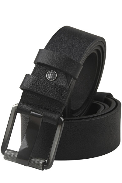 DeepSEA Black 100% Genuine Leather Men's Sports Belt – Easy-To-Shorten Jeans ...