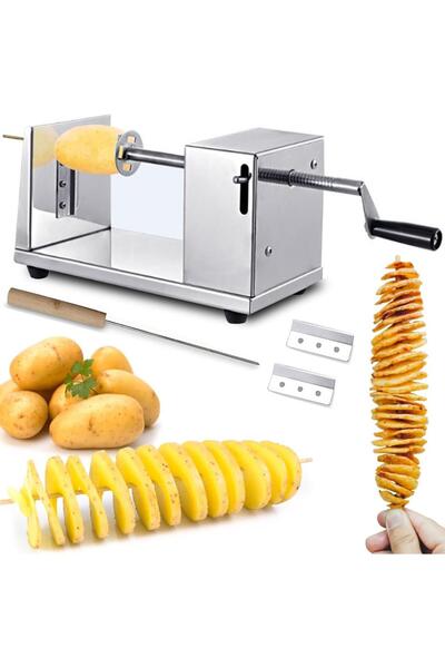 Geseus Çubukta Patates Makinası Şekil Verme Makinası Paslanmaz Çelik