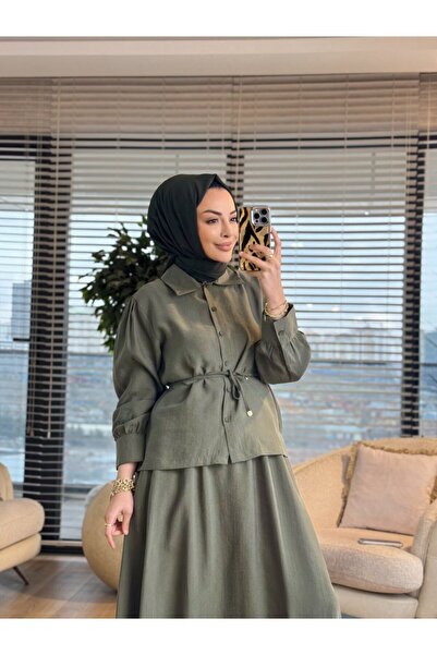 ALANURMODA 7477 Classic Suit Khaki