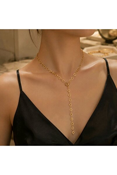 Monalisa Home Luxurious Zircon Stone Figured Flashy Y Necklace