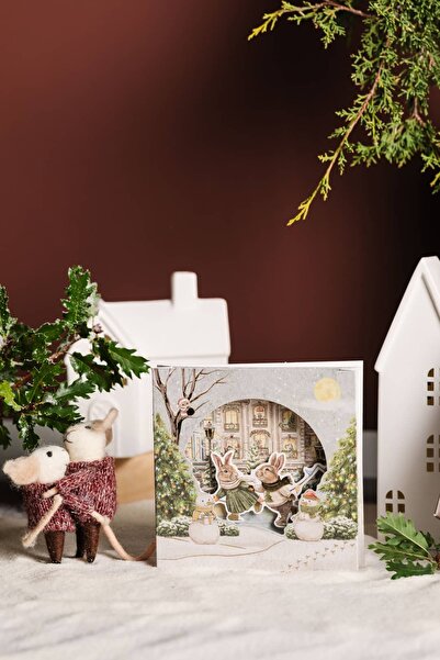 Ambalaj Hikayeleri KIŞ DESEN KARTPOSTAL (3 ADET )