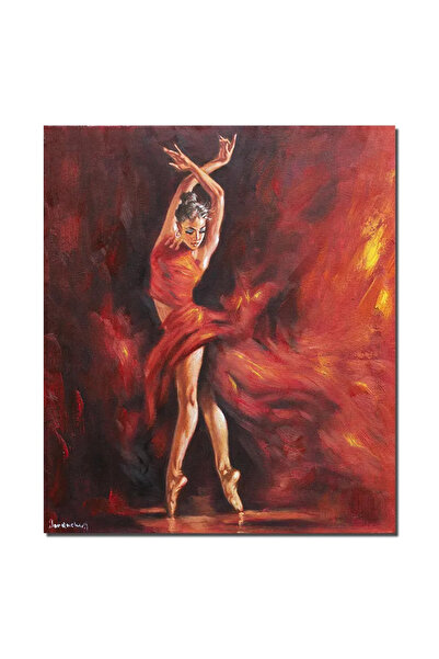 artnova Ръчно рисувана картина, Майсторство на танца, 60x50см маслени бои вър...