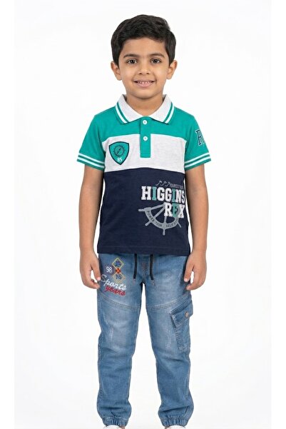 Generic Casual Boys Jeans Set 2 Piece Polo Shirt and Pants Baby Clothes 2-4 Y...