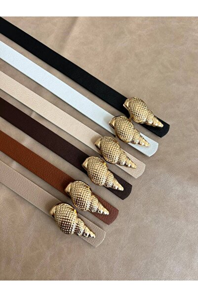 LİA KEMER Ζώνη μέσης Merit Sea Snail Buckle 6 τεμαχίων, Ζώνη για παλτό, Ζώνη ...