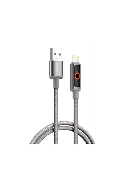 porodo Charge Lite USB-A to Lightning Cable with High-Speed Charging, Braided...