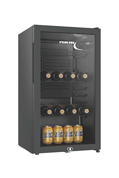 Nikai 85 Liter Display Refrigerator, Fast Cooling, Easy Removable Shelves, Wi...