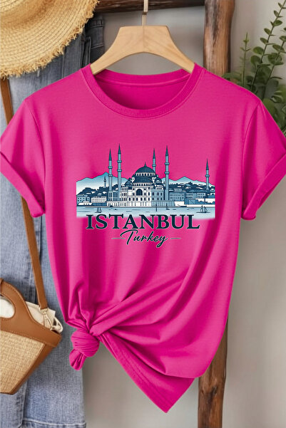 l'eivor Filterless Istanbul Printed Women's Cotton T-Shirt
