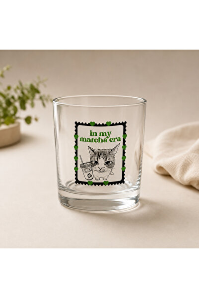 Pressia Glass Coffee Mug in My Special Matcha Era 330ml