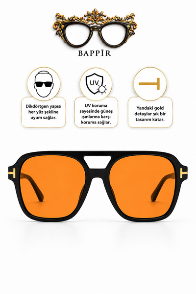 BAPPİR Colorful Glass New Season Sunglasses Suitable for Every Face, Open to ...