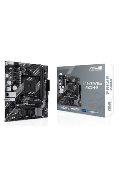 Universal Asus Prime A520M-R Ddr4 5100Mhz 1Xhdmi 1Xm.2 Usb2.0 Matx Am4 (U.S. ...