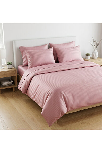 GENÇEV HOME COLLECTİONS Premium 100% Cotton Satin Double 6-Piece Duvet Cover ...