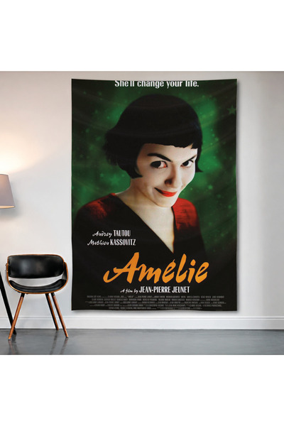 Geek Cultcha Amélie Wall Covering Wall Tapestry First Quality Satin Fabric Po...