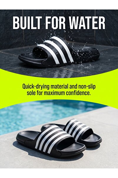 GlobalOne Mart Italian Designer's Famous Brand Sporty Eva Thick Sole Slides w...